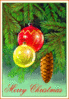 christmas tree ornaments 3 merry clip art
