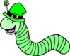 saint patricks day St Patrick Worm clip art