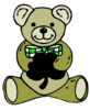 saint patricks day Teddy Bear Shamrock clip art